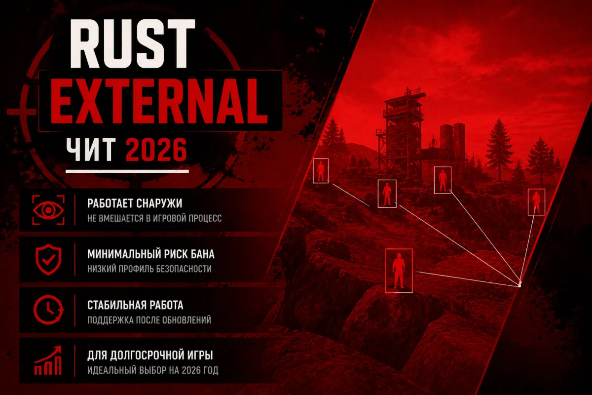 Rust External чит 2026 — почему это лучший выбор для долгосрочной игры
